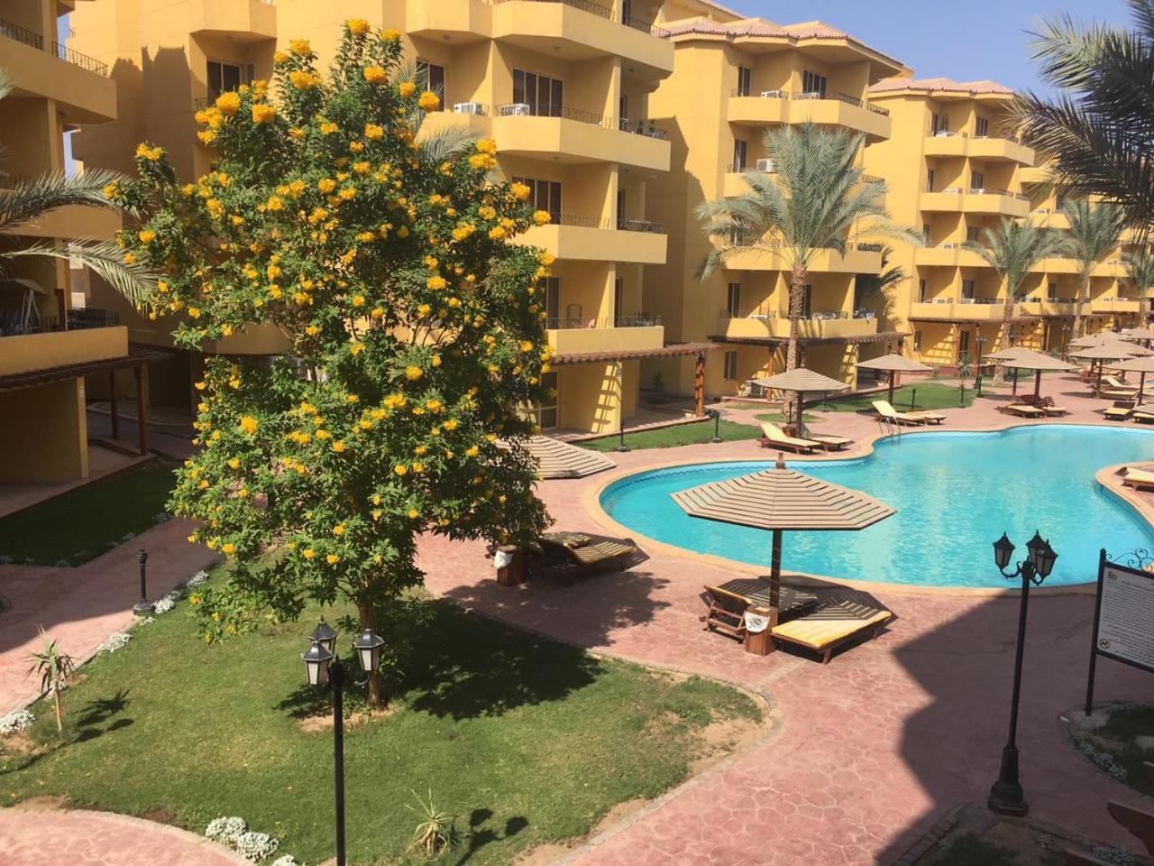 Pool View Apartment At British Resort - Unit 02 Hurghada Eksteriør bilde